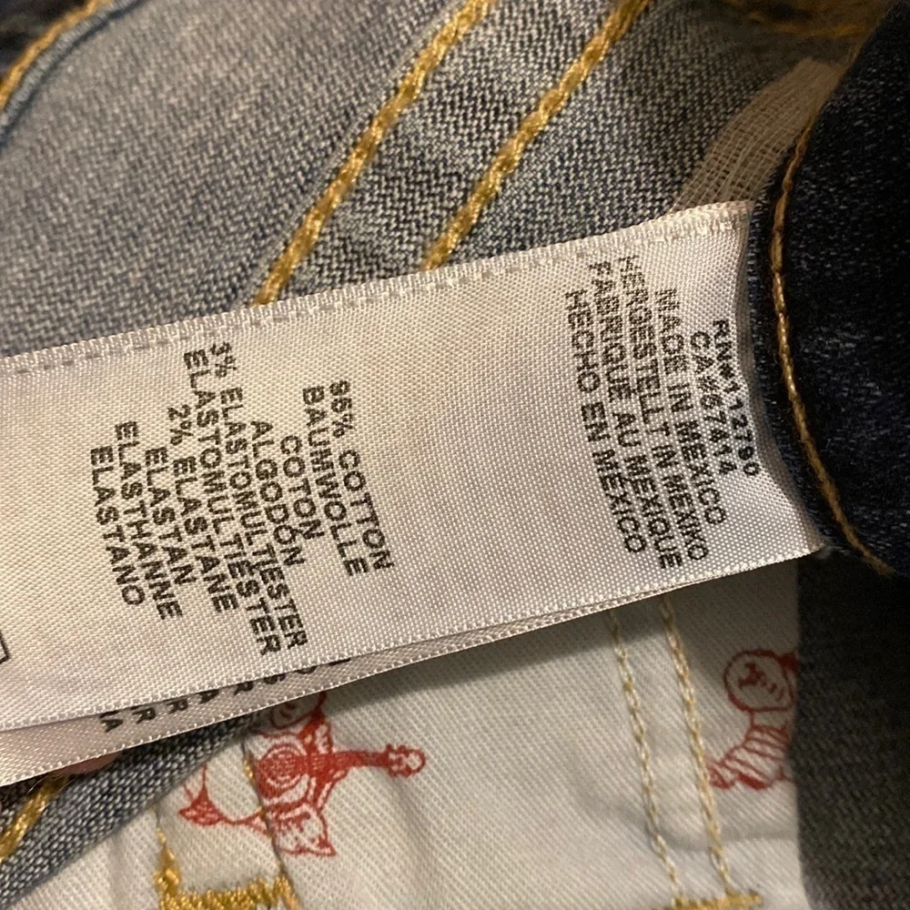 True Religion Rocco Relaxed Skinny blue jeans . Size 31 New.